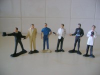 COLECÇÃO DE BONECOS JAMES BOND ANTIGOS 